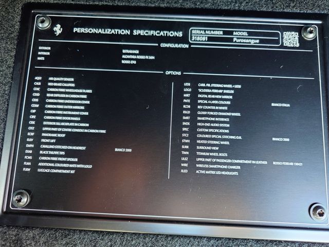 FERRARI FERRARI Purosangue 2025