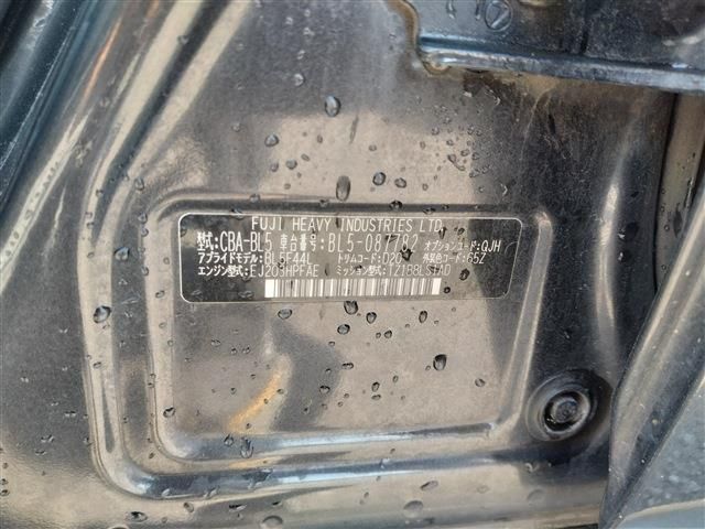 SUBARU LEGACY B4 2009