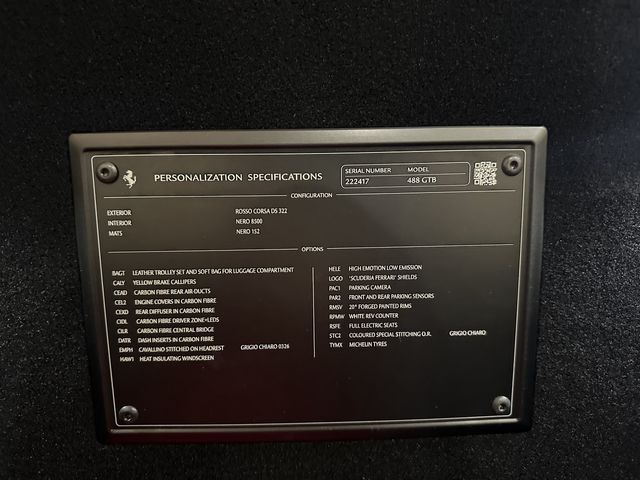 FERRARI FERRARI 488GTB 2017