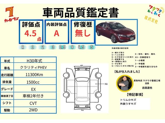 HONDA CLARITY PHEV 2018