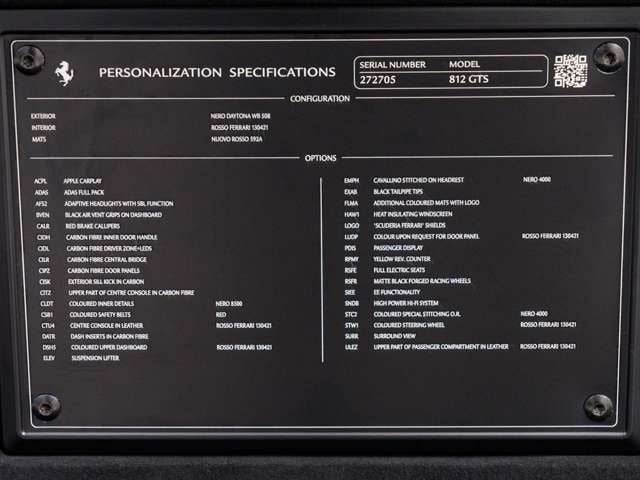 FERRARI FERRARI 812 GTS 2022