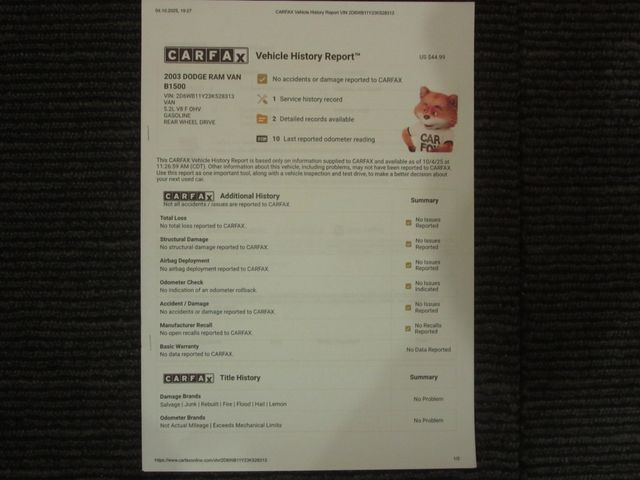 DODGE DODGE RAM 2004