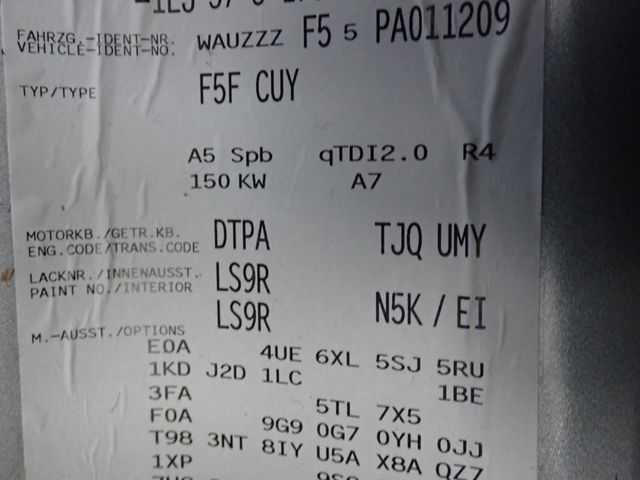 AUDI AUDI A5 SPORTBACK 2022