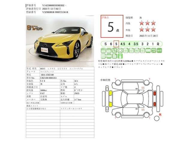 TOYOTA LEXUS LC500 Convertible 2021