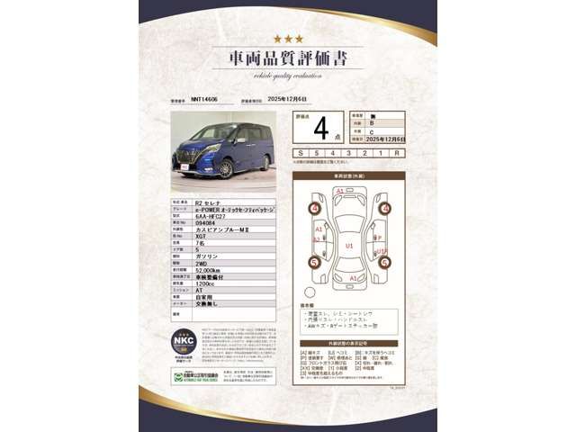 NISSAN SERENA  WG 2020