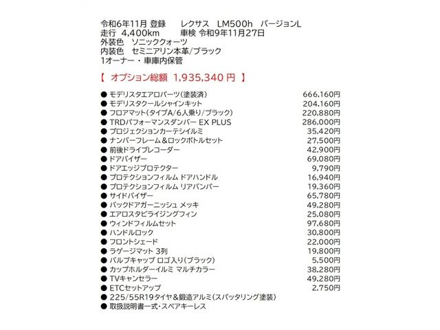 TOYOTA ???? LM500h 2024