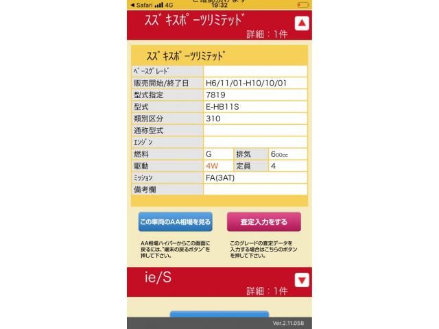 SUZUKI ALTO WORKS  4WD 1998