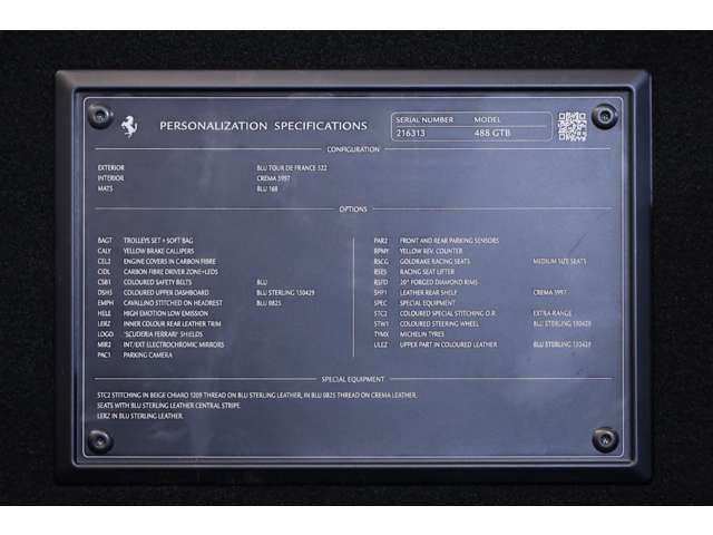 FERRARI FERRARI 488GTB 2016