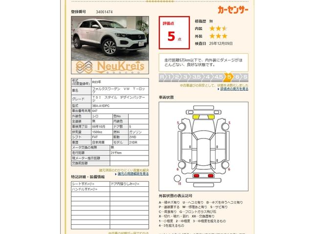 VOLKSWAGEN VOLKSWAGEN T-Roc 2021