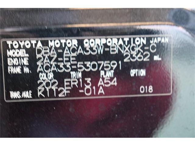 TOYOTA VANGUARD 4WD 2013