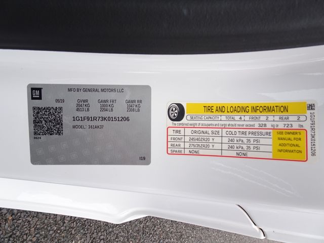 CHEVROLET CHEVROLET CAMARO 2020