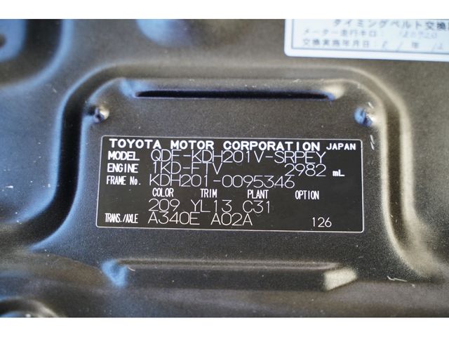 TOYOTA HIACE van 2WD 2012