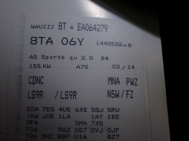 AUDI AUDI A5 SPORTBACK 2014