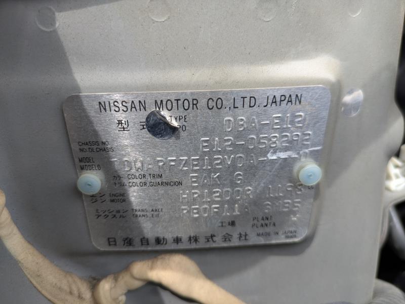 NISSAN NOTE 2013/1