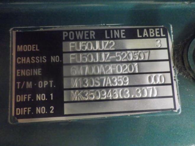 MITSUBISHI FUSO 2001/9