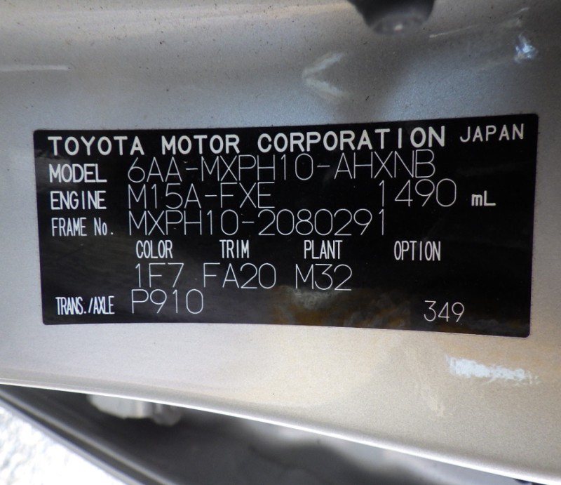 TOYOTA YARIS 2021/11