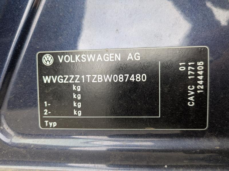 VOLKSWAGEN GOLF TOURAN 2011/5