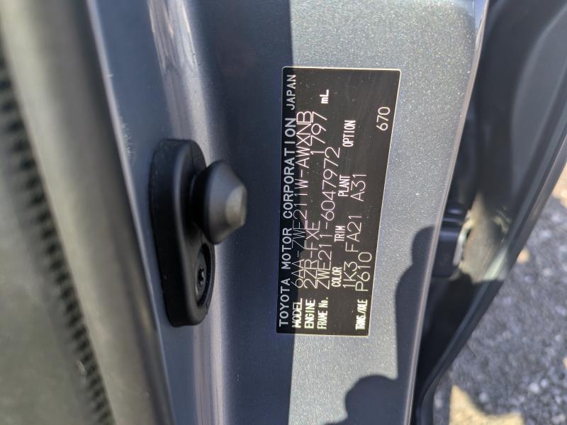 TOYOTA COROLLA TOURING WAGON 2020/9